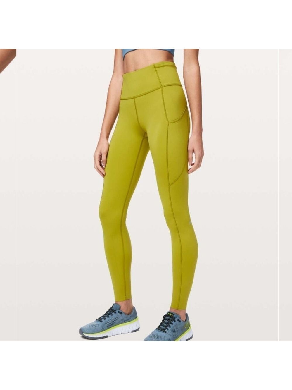 Lululemon Fast And Free Golden Lime Size 12